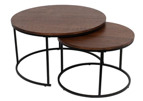 Sohvapöytäsetti COLETTE pähkinäpuu