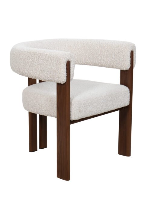 Tuoli BROOKE kerma/pähkinä