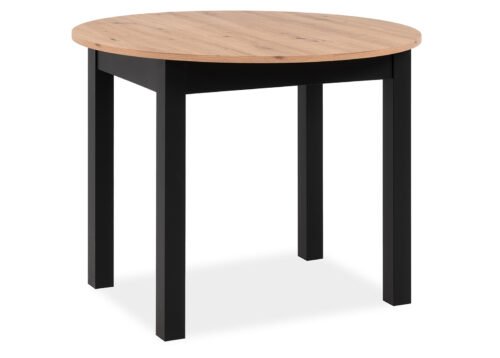 Jatkettava pöytä COLTON 100 artisan tammi/musta - Image 2