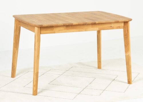 Jatkettava ruokapöytä MARI Rustic tammi (120-160x80) - Image 2