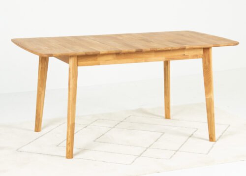 Jatkettava ruokapöytä MARI Rustic tammi (120-160x80) - Image 4