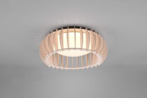 Kattovalaisin MONTI 40 cm valkoinen/luonnonpuu - Image 3