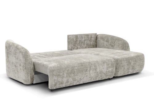 Kulmadivaanivuodesohva PORE oikea vaaleanharmaa (Cremona 81) - Image 4