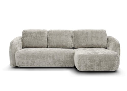 Kulmadivaanivuodesohva PORE oikea vaaleanharmaa (Cremona 81)