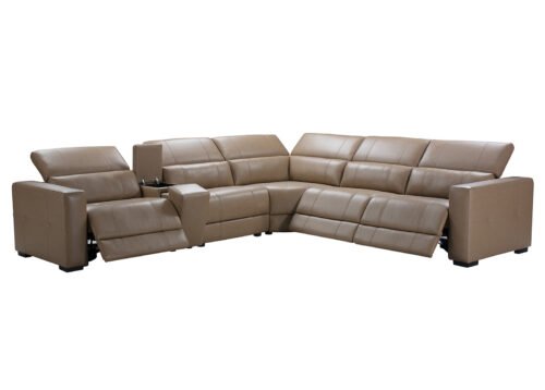 Kulmasohva reklinaattorilla AKIRA, beige - Image 2