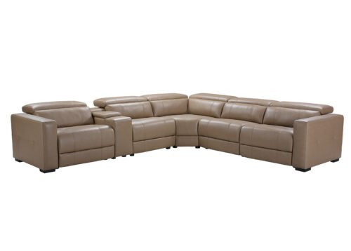Kulmasohva reklinaattorilla AKIRA, beige