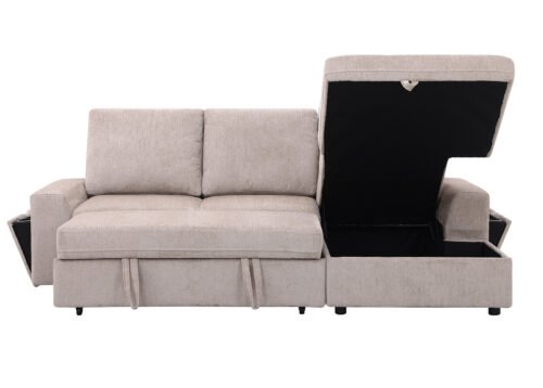 Kulmavuodesohva KOBE beige oikea - Image 4