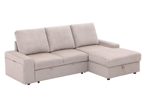 Kulmavuodesohva KOBE beige oikea - Image 5