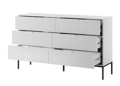 Lipasto NORA KS154 valkoinen/musta - Image 3