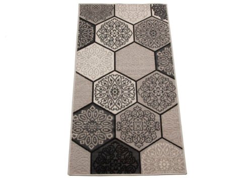 Matto KYLÄ (beige/harmaa rombi) 80x150