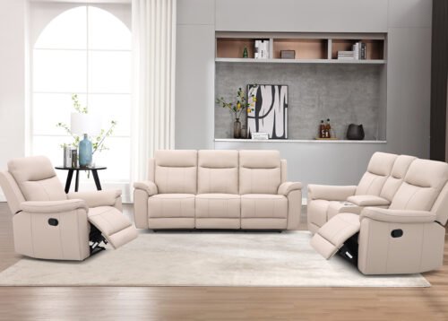 Mekanismi-sohva CASPER 2-istuttava beige - Image 6