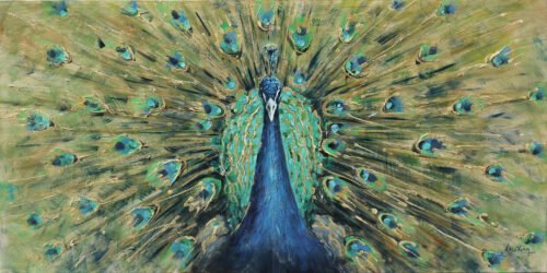 Öljyvärimaalaus PAVO