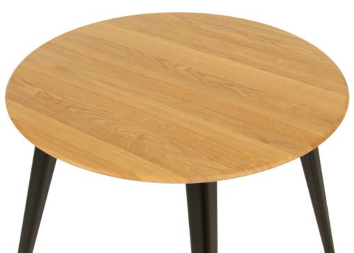 Pöytä LITE COLORLESS tammi/Wenge (D-90 cm) (öljyvaha) - Image 2