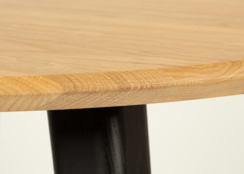 Pöytä LITE COLORLESS tammi/Wenge (D-90 cm) (öljyvaha) - Image 3
