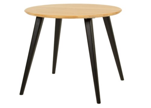 Pöytä LITE COLORLESS tammi/Wenge (D-90 cm) (öljyvaha)