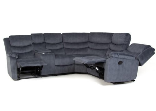 Recliner-kulmasohva PERU siniharmaa - Image 3
