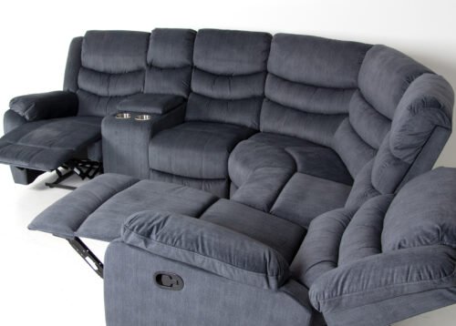 Recliner-kulmasohva PERU siniharmaa - Image 5