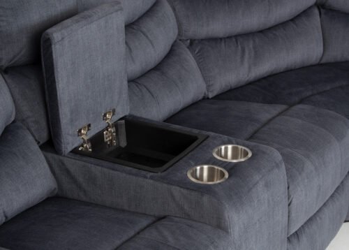 Recliner-kulmasohva PERU siniharmaa - Image 6