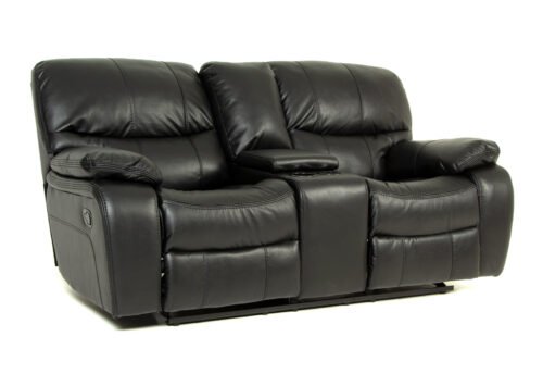 Recliner-sohva DENVER 2-istuttava Musta PU(A32D) - Image 2
