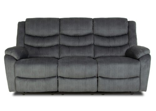 Recliner-sohva PALOMA 3-istuttava sinisharmaa