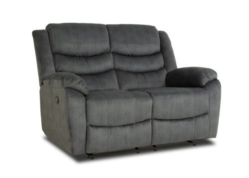 Recliner-sohva PERU 2-istuttava siniharmaa - Image 2