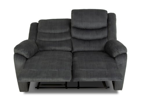 Recliner-sohva PERU 2-istuttava siniharmaa - Image 3