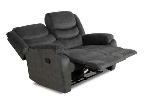 Recliner-sohva PERU 2-istuttava siniharmaa - Image 4