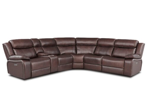 Recliner-kulmasohva STEFAN ruskea