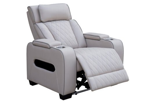 Recliner-nojatuoli CINEMA beige - Image 4