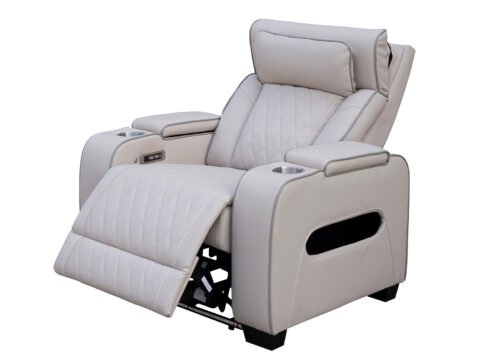 Recliner-nojatuoli CINEMA beige - Image 5