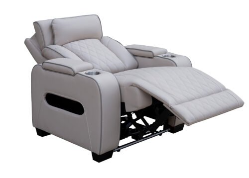 Recliner-nojatuoli CINEMA beige - Image 6