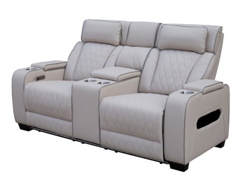 Recliner-sohva CINEMA 2-istuttava beige - Image 2