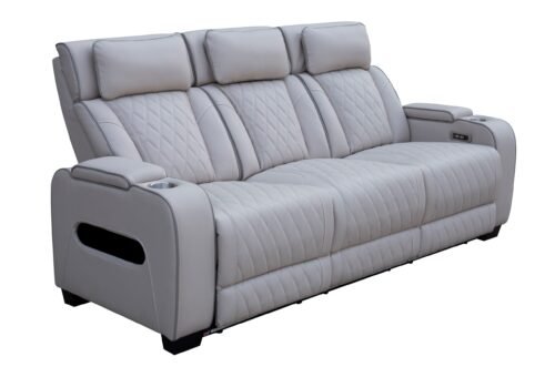 Recliner-sohva CINEMA 3-istuttava beige - Image 2