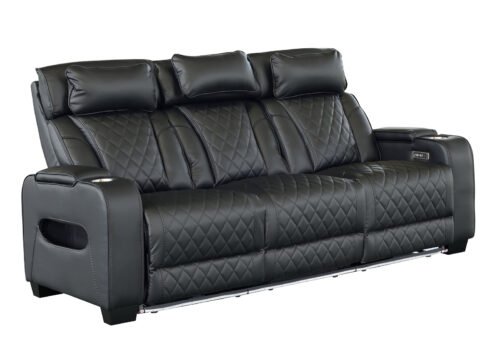 Recliner-sohva CINEMA 3-istuttava musta - Image 2
