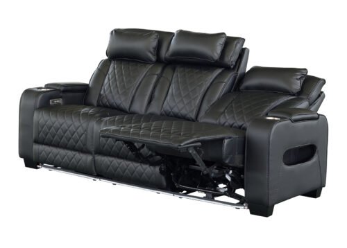 Recliner-sohva CINEMA 3-istuttava musta - Image 6
