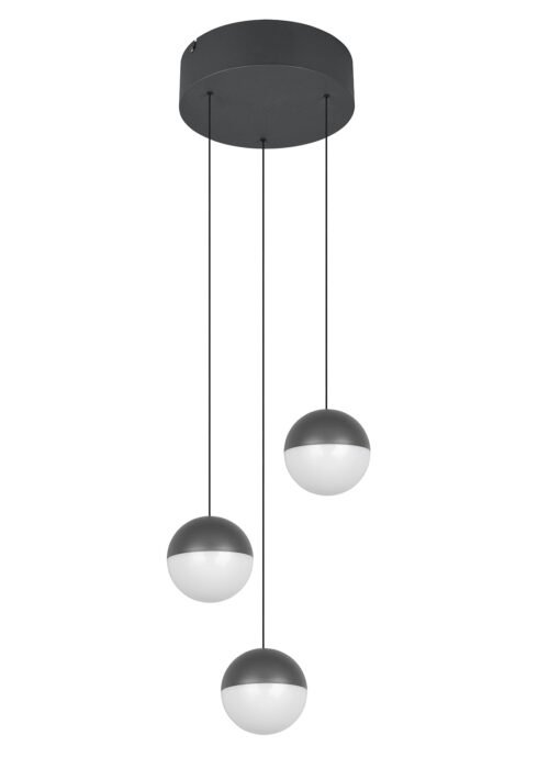Riippuvalaisin SELMA 3-osainen antrasiitti (pyöreä) - Image 4