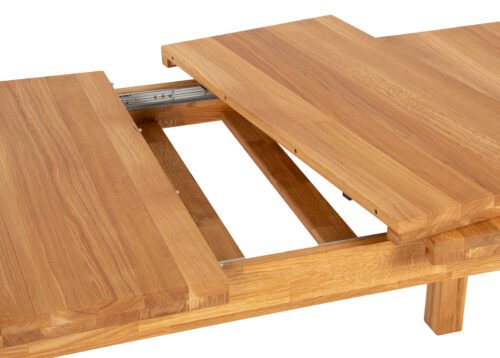 Ruokapöytä KARTANO tammi (140-180x80x75) lamelli - Image 2