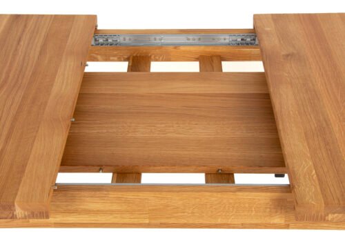 Ruokapöytä KARTANO tammi (140-180x80x75) lamelli - Image 5