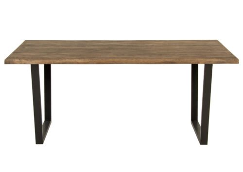 Ruokapöytä TULSA tammi (180x90x4) savustettu - Image 2