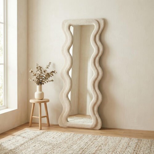 Seinäpeili VEERA beige