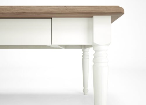 Sohvapöytä KARTANO valkoinen/tammi - Image 3