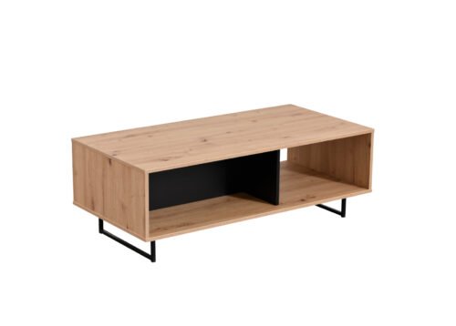 Sohvapöytä SICILIA artisan-tammi/musta - Image 2