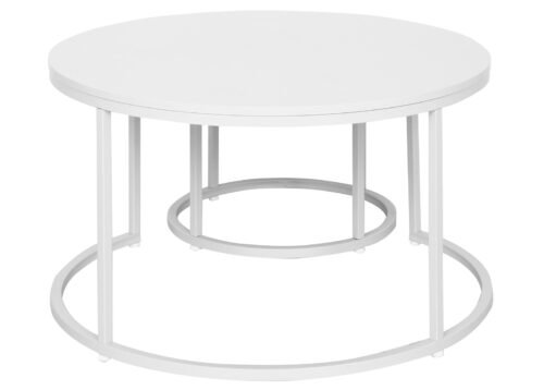 Sohvapöytäsetti RAI 80 valkoinen - Image 3