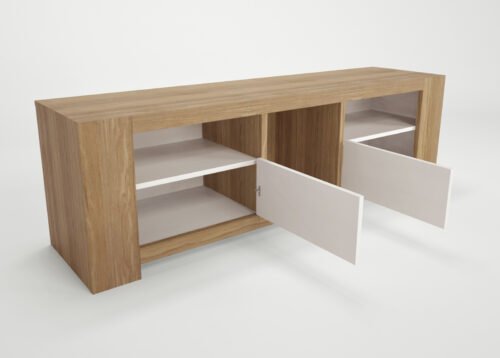 TV-taso SAMPO tammi/valkoinen - Image 3
