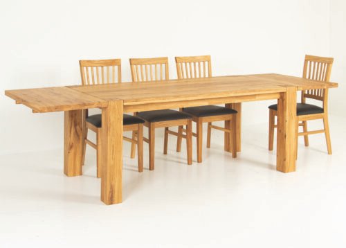 Tammipöytä REGAL (180-280x90x75) kovavahaöljy