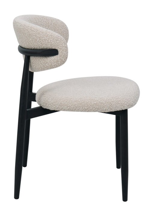 Tuoli FLOSS beige boucle/musta - Image 3