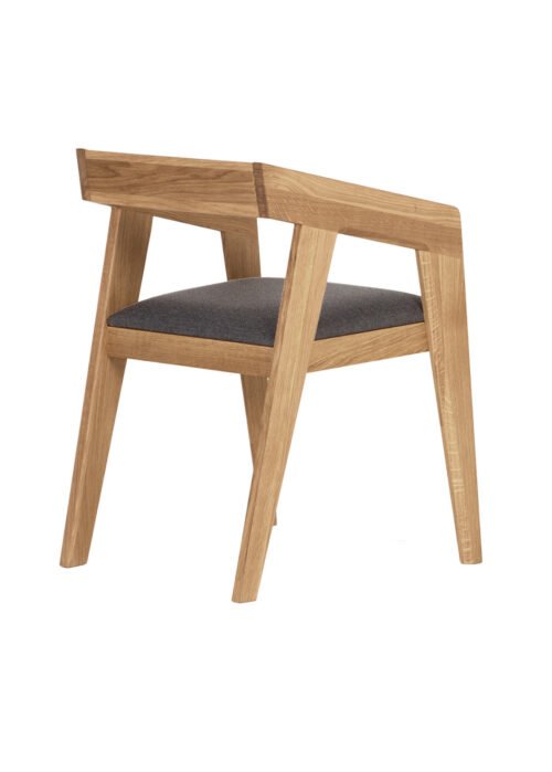 Tuoli CHARLES tammi/harmaa (Öljytty/Inari 96) - Image 4