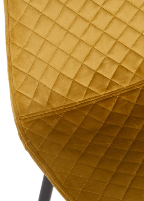 Tuoli CORA kullanvärinen sametti/musta - Image 4