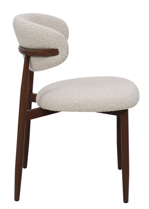 Tuoli FALCO beige boucle/pähkinä - Image 3