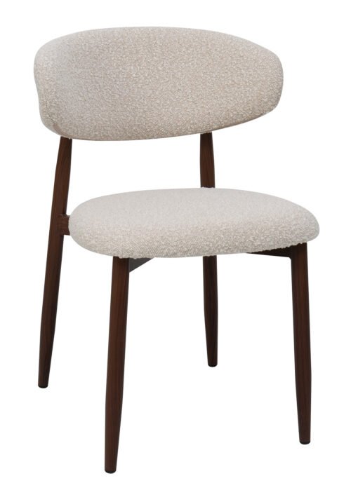 Tuoli FALCO beige boucle/pähkinä
